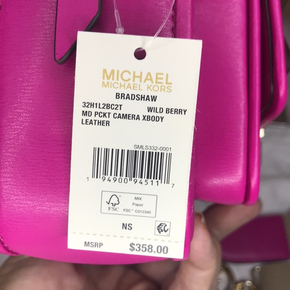 MMK Studded Bradshaw Leather Camera Crossbody - Picture 10 of 13